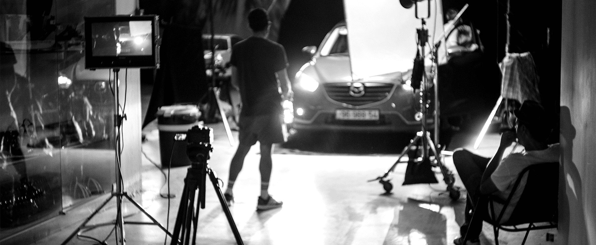 DHM studio Camera crew on set